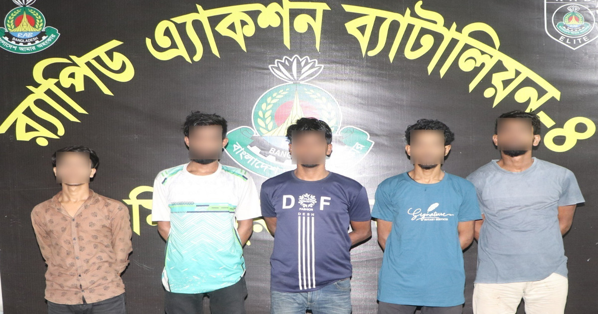 রাজধানীর রূপনগরে অটোরিকশা ছিনতাই ও চালক হত্যা: চক্রের মূলহোতা ও সহযোগীরা আটক