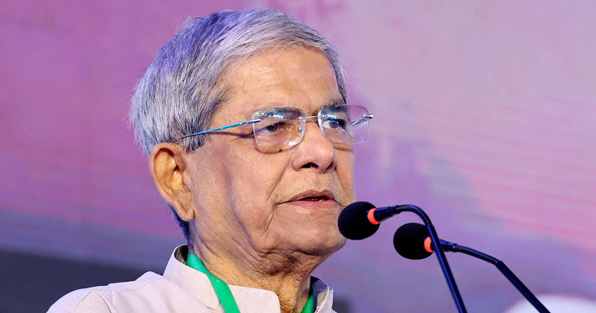 আমরা একটি নিরাপদ বাংলাদেশ গড়ে তুলতে কাজ করবো: মির্জা ফখরুল