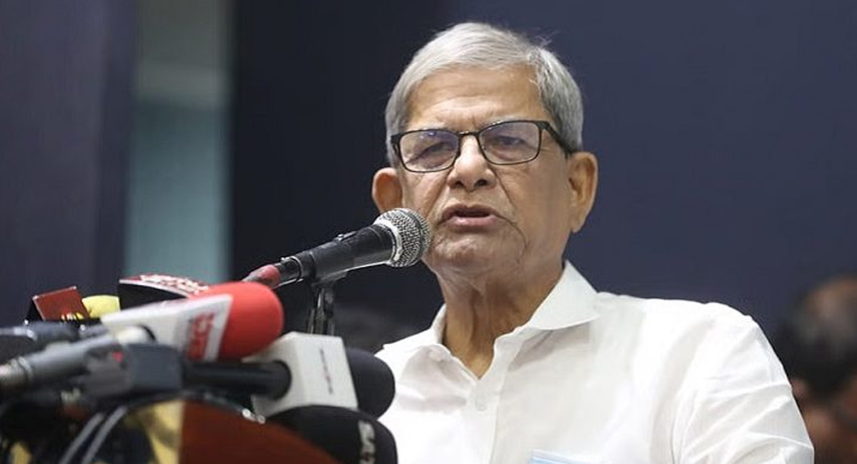 চব্বিশের আন্দোলনে শহীদদের আত্মত্যাগ বৃথা যেতে দেবো না: মির্জা ফখরুল
