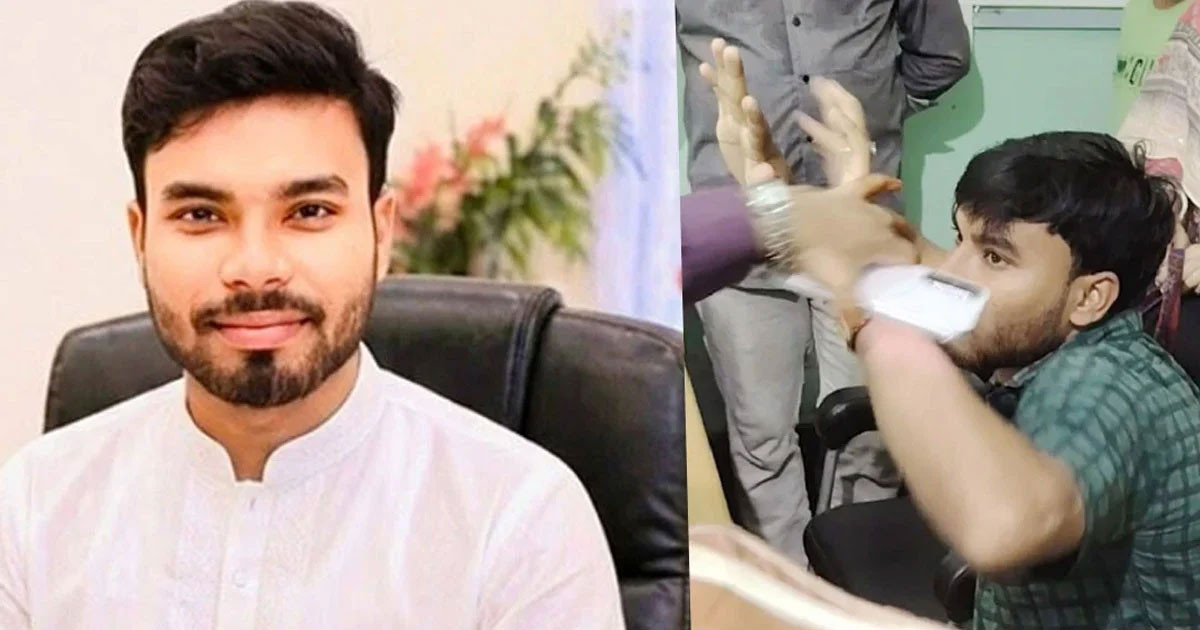 উত্ত্যক্ত করায় এনসিপি নেতাকে জুতাপেটা, দল থেকে অব্যাহতি