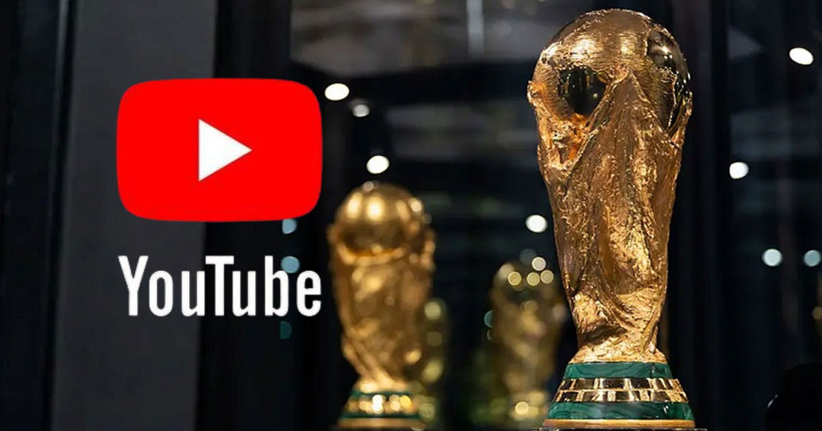 ইউটিউবে বিনামূল্যে দেখা যাবে বিশ্বকাপ!