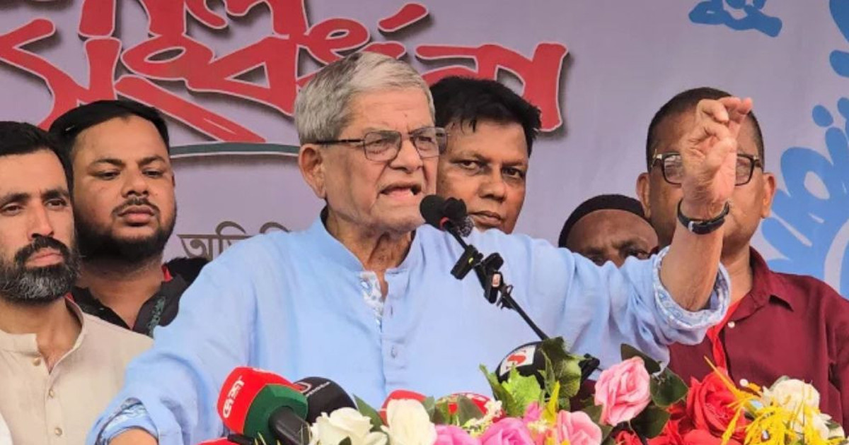 একটা মহল দেশকে অস্থিতিশীল করার চেষ্টা করছে : মির্জা ফখরুল