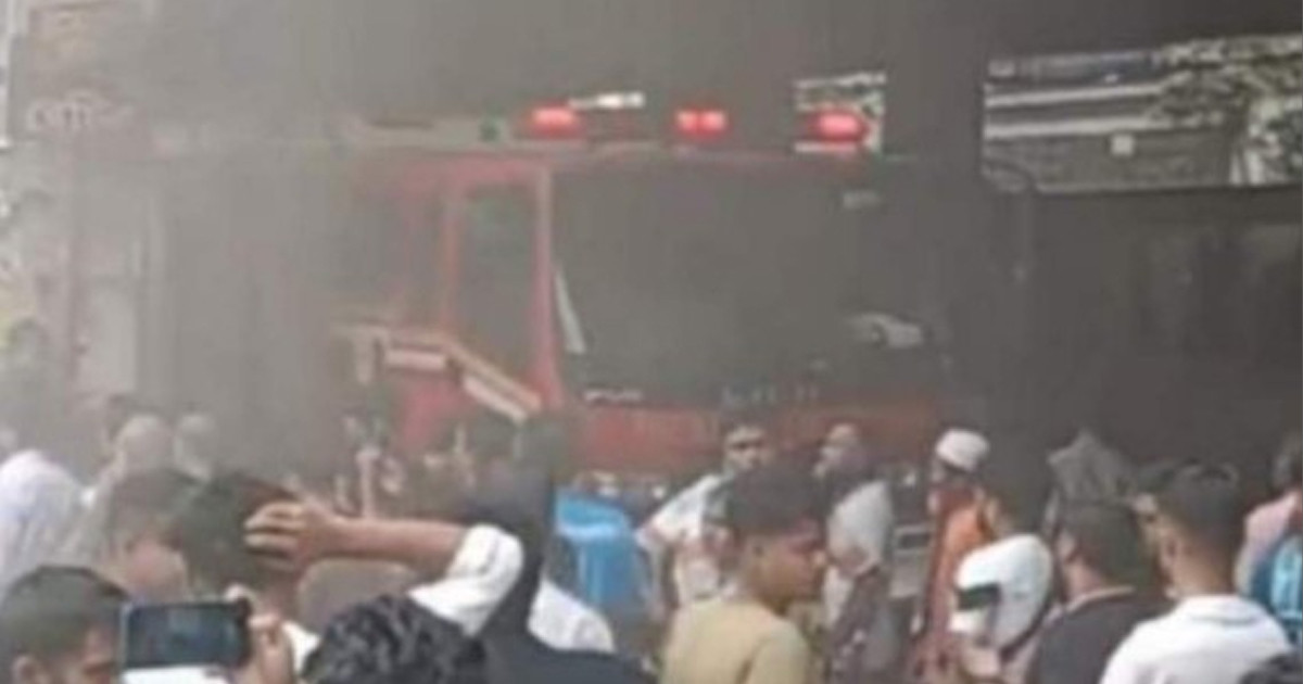 মিরপুরের পূরবী মার্কেটে আগুন