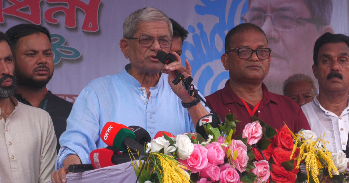 সোশ্যাল মিডিয়ার অপব্যবহারে রাজনৈতিক পরিবেশ ক্ষতিগ্রস্ত হচ্ছে: মির্জা ফখরুল
