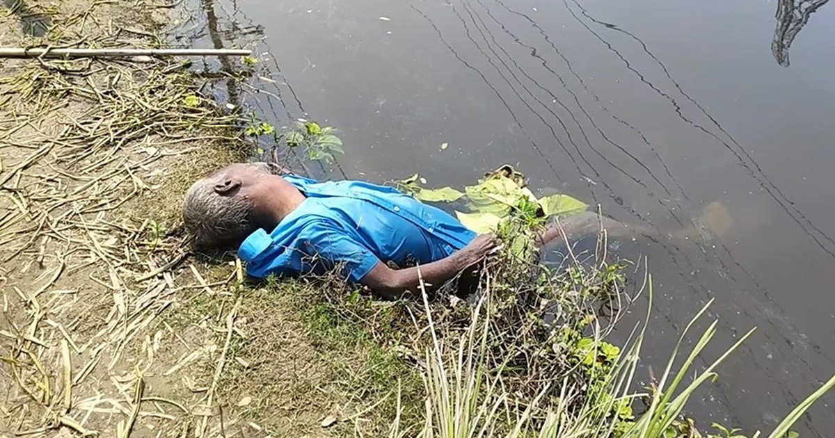সিরাজগঞ্জে পানিতে ভাসছিল বৃদ্ধের মরদেহ
