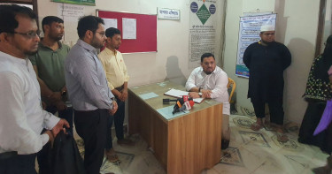 ভূমি প্রতিমন্ত্রীর আমিনবাজার ও আশুলিয়া রাজস্ব সার্কেল আকস্মিক পরিদর্শন