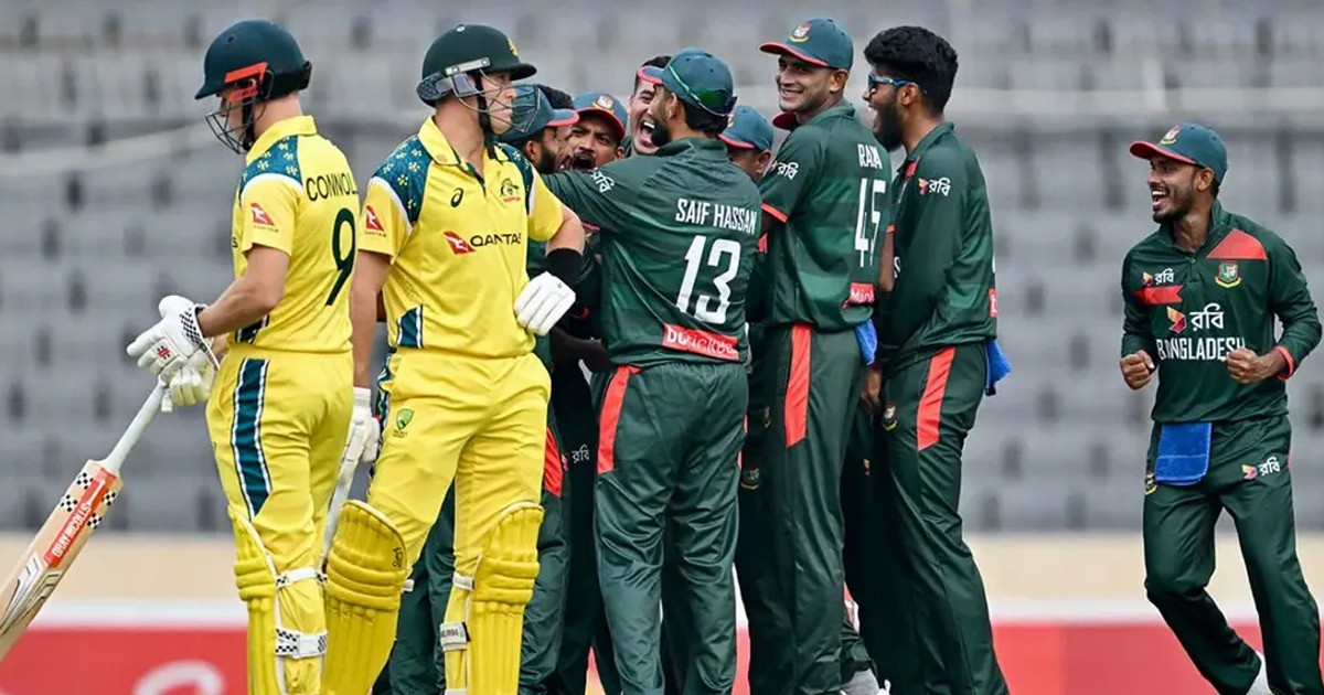 ২১ বছর পর ওয়ানডেতে অস্ট্রেলিয়াকে হারাল বাংলাদেশ