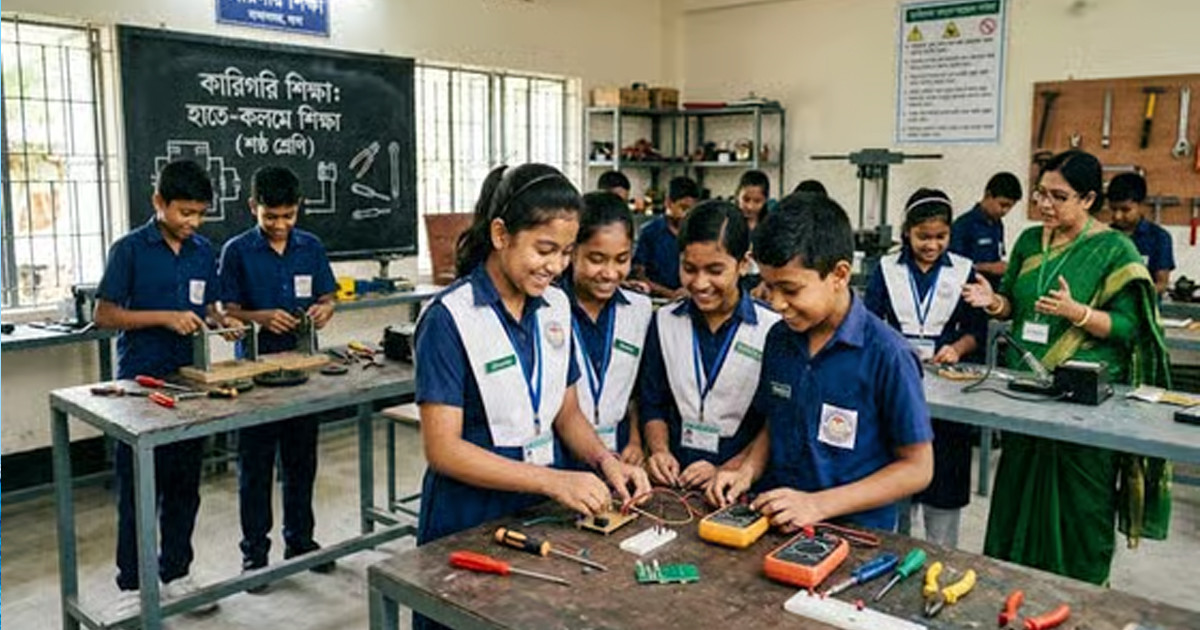 ষষ্ঠ শ্রেণী থেকেই কারিগরি শিক্ষা বাধ্যতামূলক
