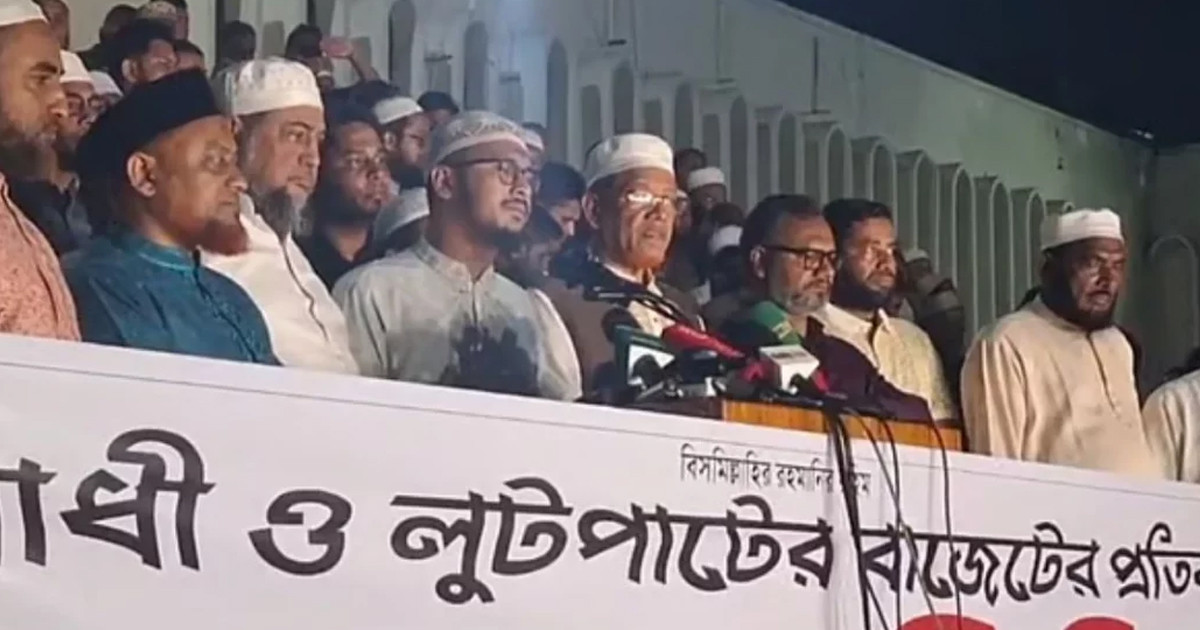 এটা গণবিরোধী ও লুটপাটের বাজেট, অভিযোগ জামায়াতের