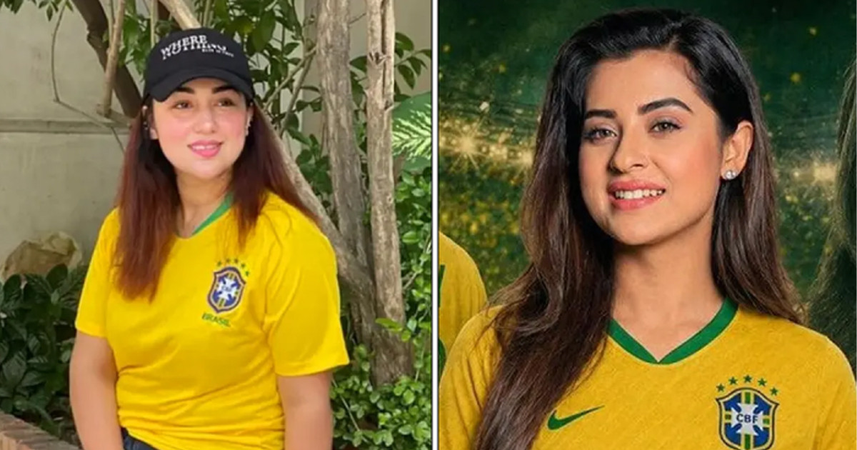 ব্রাজিলপ্রেমে বিভেদ ভুলে এক কাতারে অপু-বুবলী