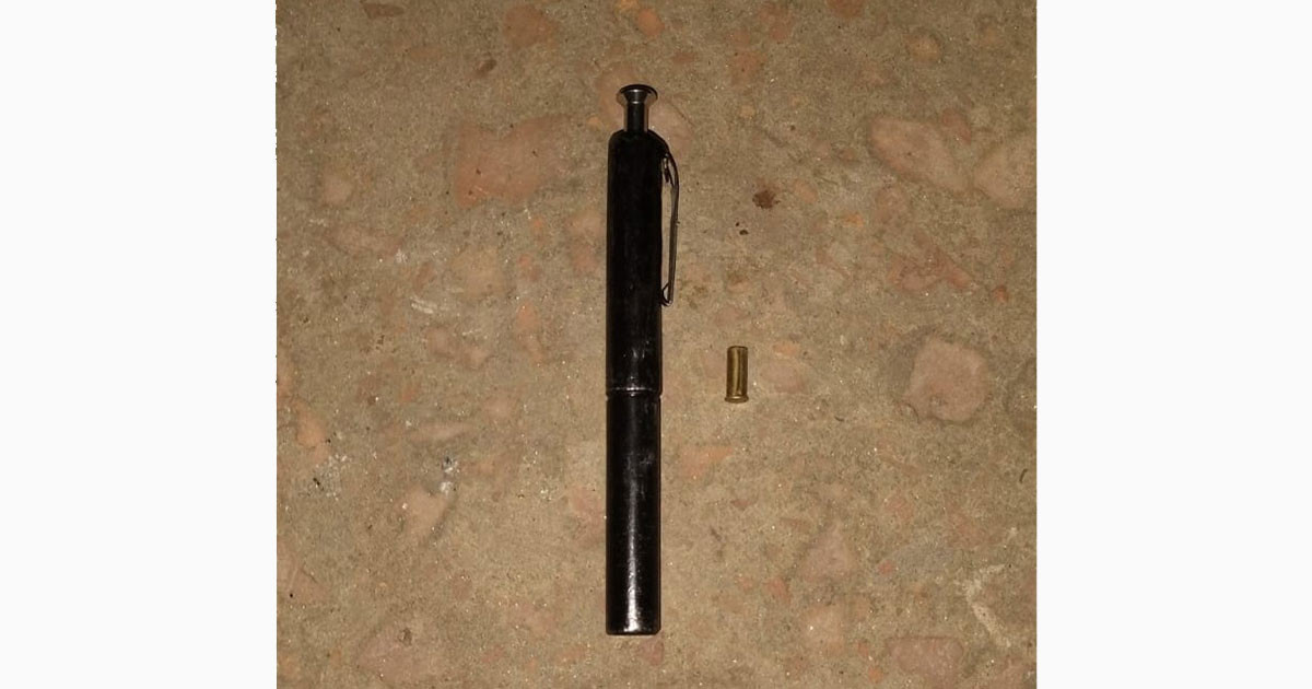 গুপ্ত আগ্নেয়াস্ত্র ‘পেনগান’ উদ্ধার