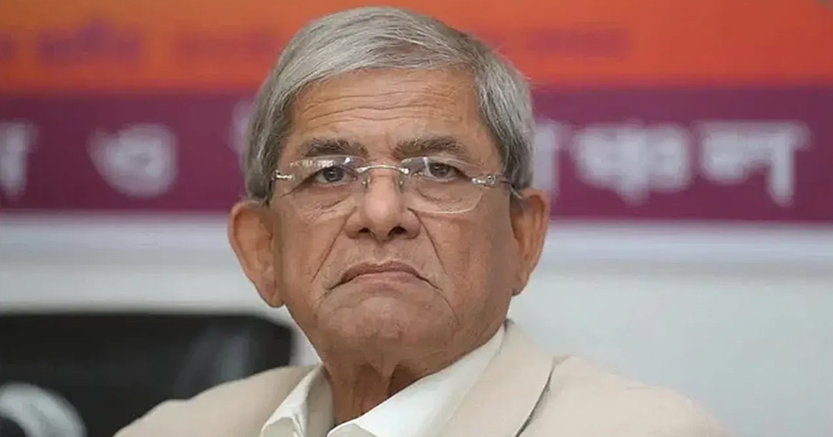সেপ্টেম্বর বা অক্টোবর মাসে স্থানীয় সরকার নির্বাচন: মির্জা ফখরুল