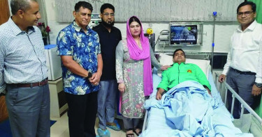 প্রধানমন্ত্রীর নির্দেশনায় মুশফিকুল ফজল আনসারীকে দেখতে গেলেন ডা. বিটু