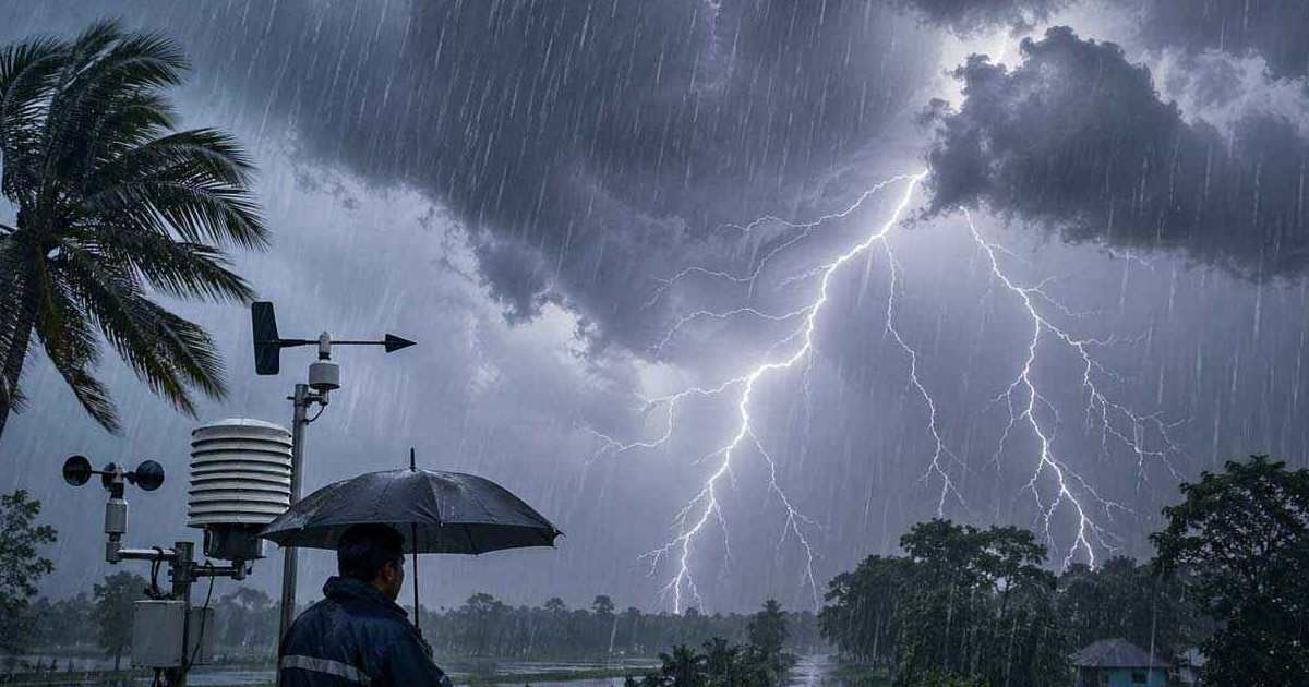 সকাল ৯টার মধ্যে ৬০ কিমি বেগে ঝড়ের শঙ্কা