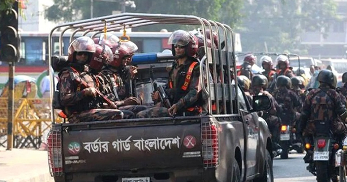 রাজধানীতে নিরাপত্তা জোরদার, বিভিন্ন স্থানে বিজিবি মোতায়েন