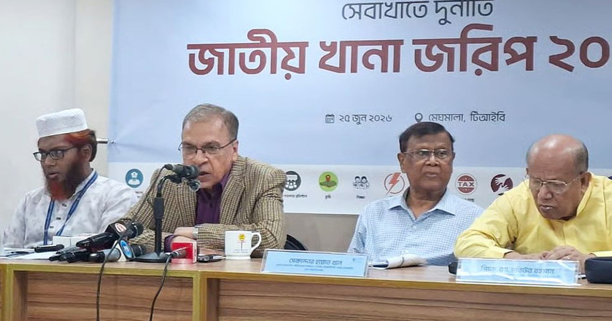 এক বছরে ১২ হাজার ৬৩৩ কোটি টাকার ঘুষ লেনদেন: টিআইবি