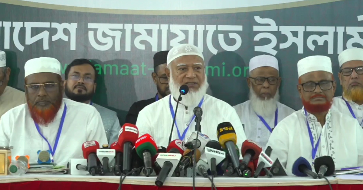 বিএনপি গণভোট না মানায় জাতীয় জীবনে সংকট তৈরি হয়েছে: জামায়াত আমির
