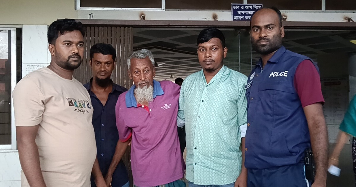 মাদারীপুরে অসহায় বৃদ্ধের পাশে আনভীর বসুন্ধরা গ্রুপ ফাউন্ডেশন