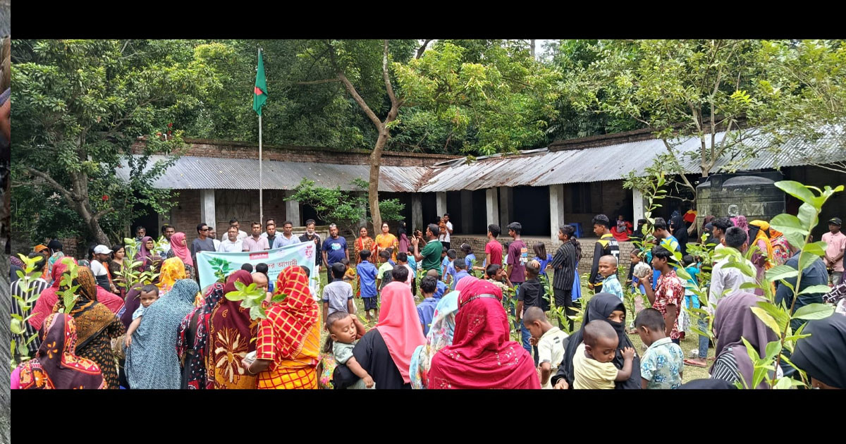 পাইকগাছায় বসুন্ধরা টিস্যু ও শুভসংঘের উদ্যোগে তিন শতাধিক গাছের চারা বিতরণ