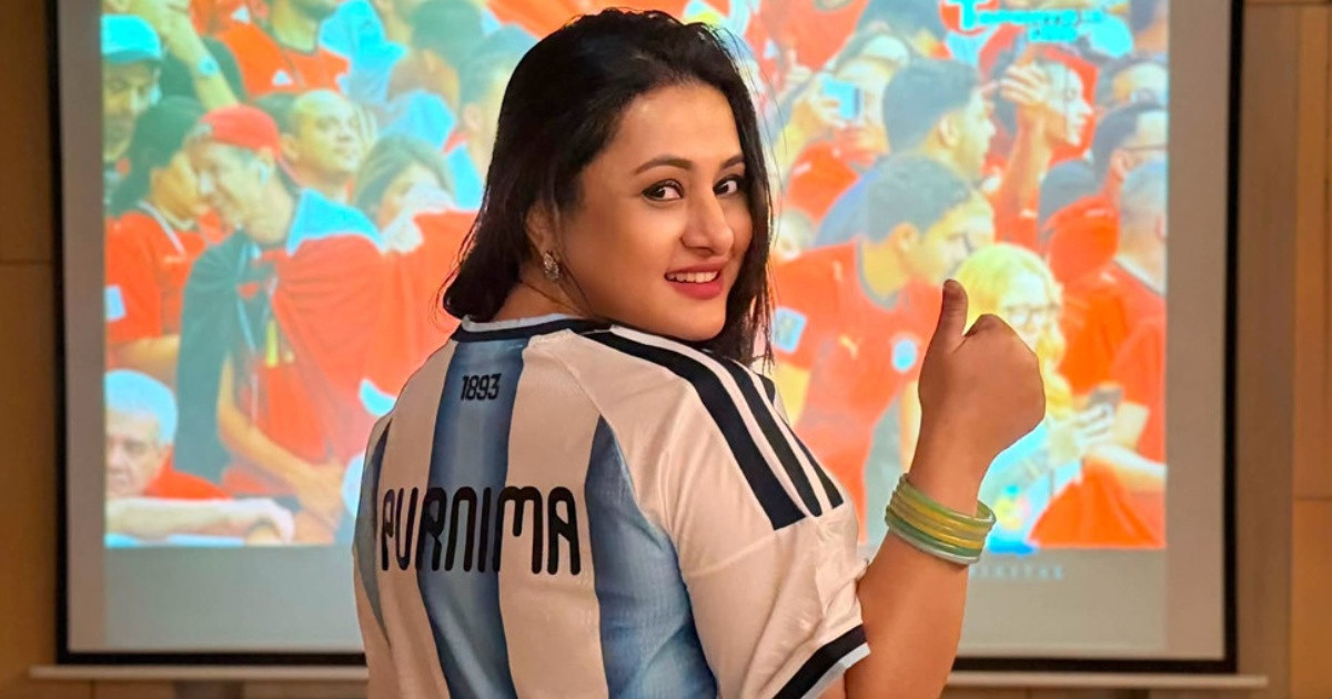 পূর্ণিমা বললেন, ‘মেসি দেখিয়ে দিলেন’