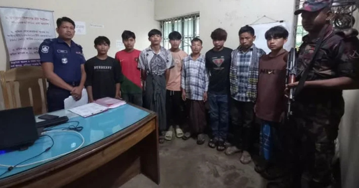 অনুপ্রবেশকালে মিয়ানমারের ৮ নাগরিক আটক