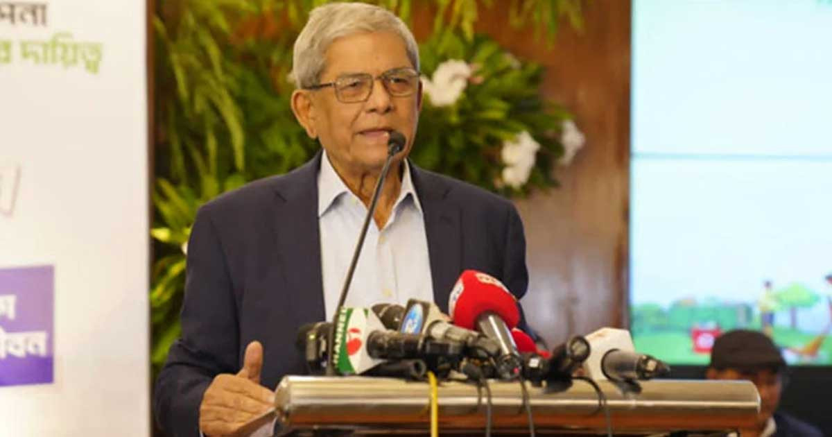 বসুন্ধরায় শিক্ষিত-সচ্ছল মানুষের বসবাস: মির্জা ফখরুল