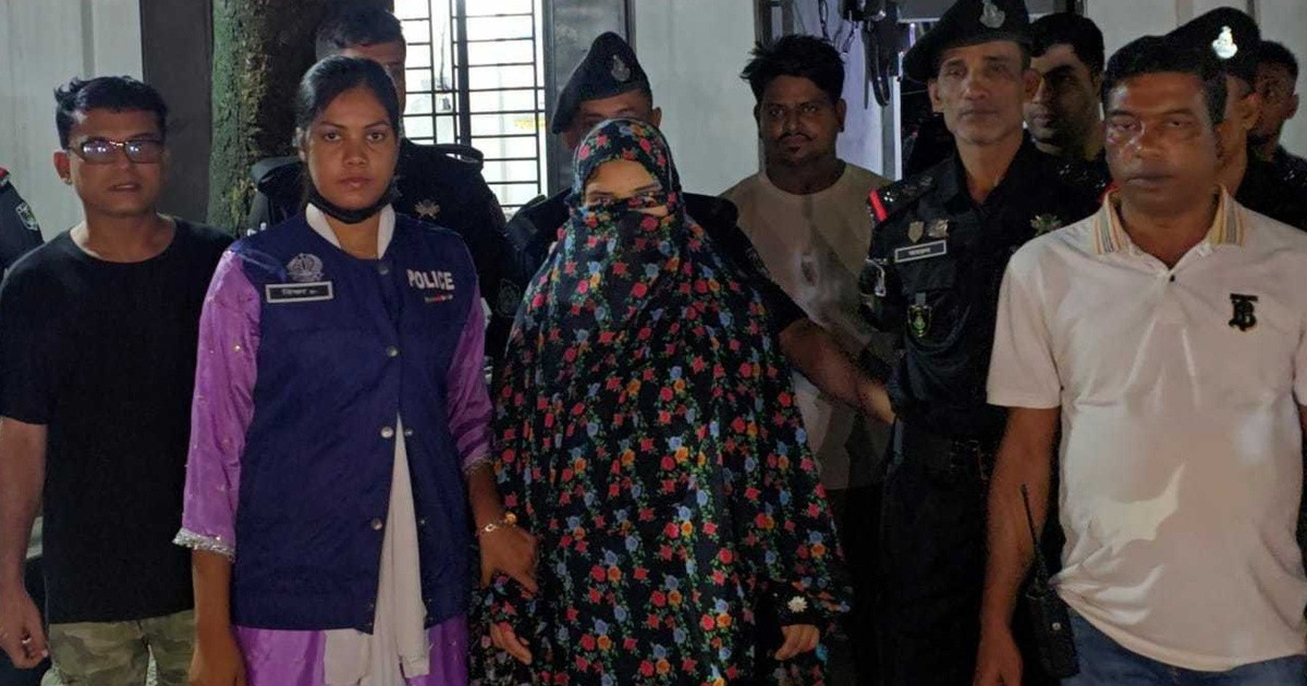 ৩ মাসের শিশুর পা মুচড়ে দেওয়া সেই চাচি গ্রেপ্তার