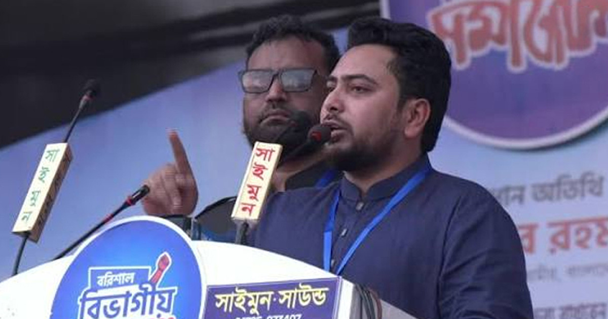 জুলাই সনদ বাস্তবায়ন না হলে ফের গণঅভ্যুত্থান: নাহিদ