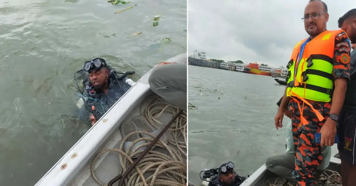 সদরঘাটে লঞ্চের ধাক্কায় ট্রলারডুবিতে নিখোঁজ ২, উদ্ধারে ডুবুরি দল