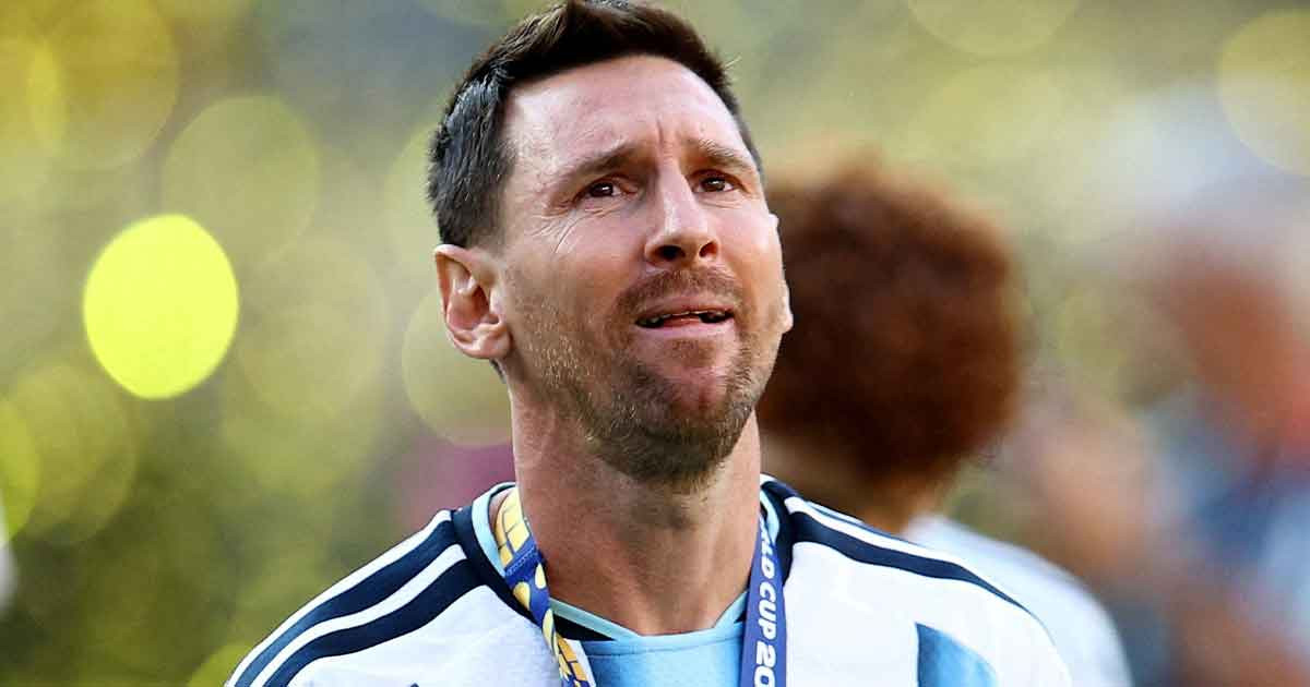 মেসির চোখের পানি দেখলো বিশ্ববাসী