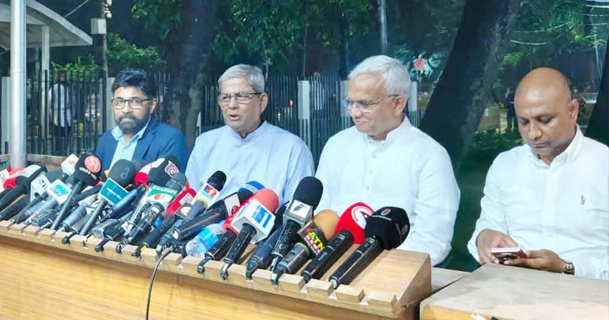 যুগপৎ আন্দোলনে ঘোষিত ৩১ দফার ভিত্তিতেই হবে রাষ্ট্র সংস্কার: মির্জা ফখরুল