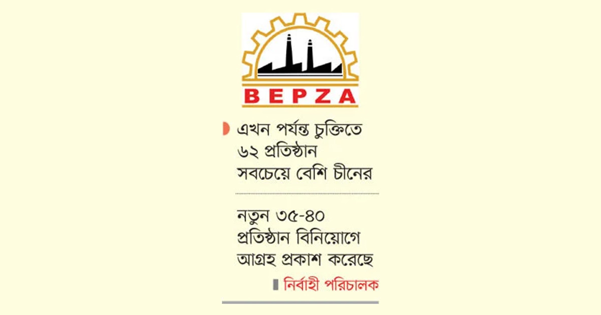 বেপজা অর্থনৈতিক অঞ্চলে বিনিয়োগে আগ্রহ বাড়ছে