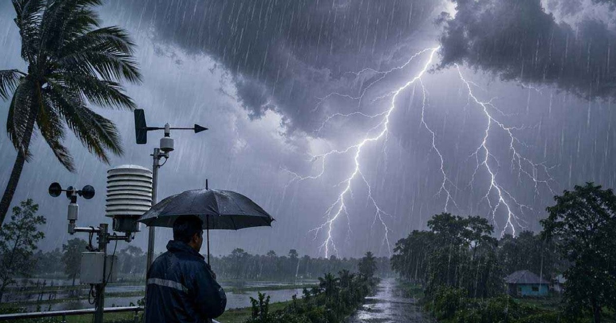 সন্ধ্যার মধ্যে ঢাকাসহ ১৩ জেলায় ঝড়বৃষ্টির সতর্কতা