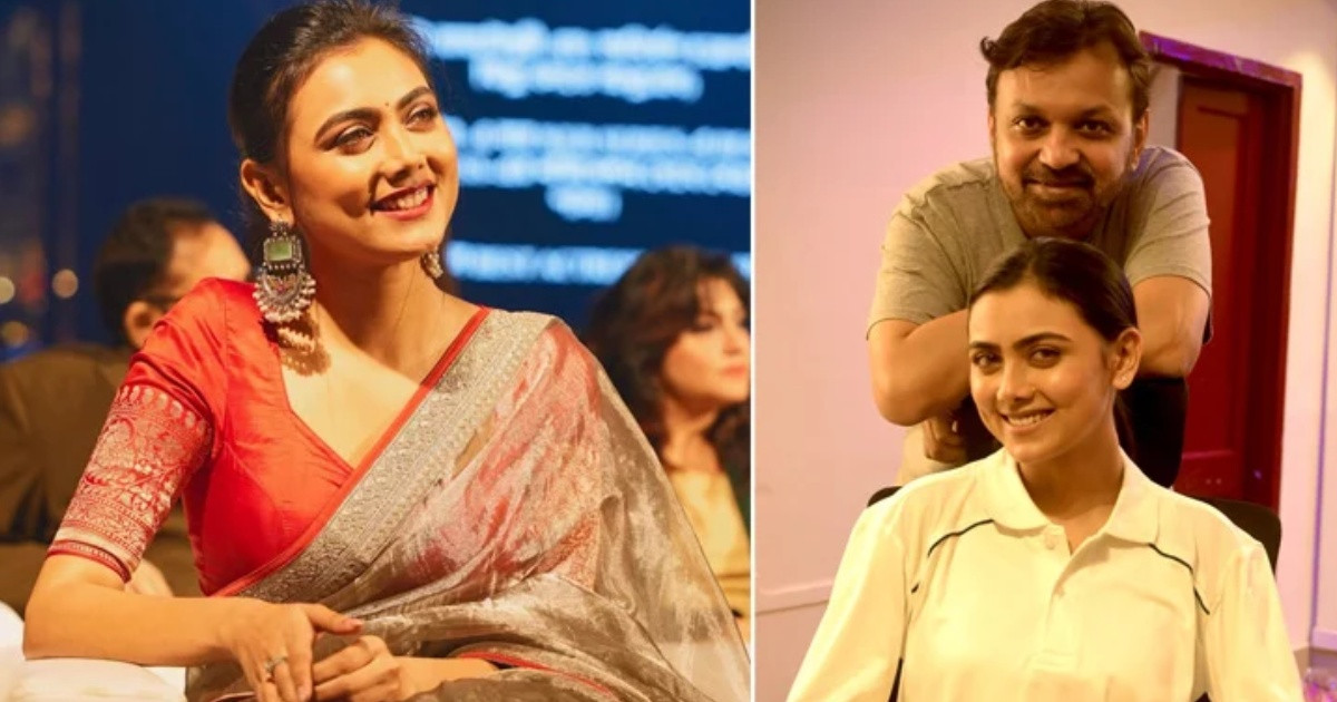 ইধিকাকে শিখিয়ে পড়িয়ে নিচ্ছেন সৃজিত