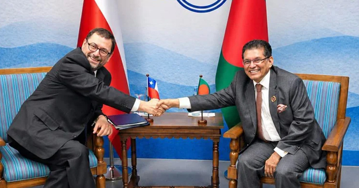 আবাসিক কূটনৈতিক মিশন খোলার বিষয়ে বাংলাদেশ ও চিলির আলোচনা