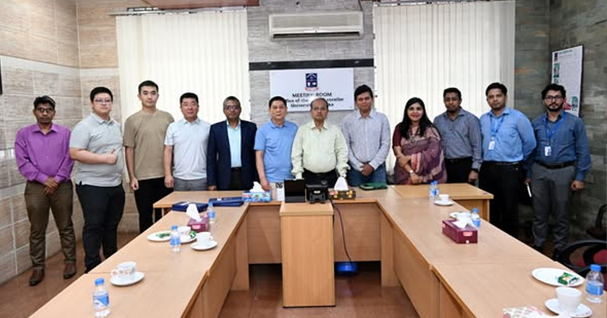 ঢাবি উপাচার্যের সঙ্গে চীনা প্রতিনিধিদলের সাক্ষাৎ