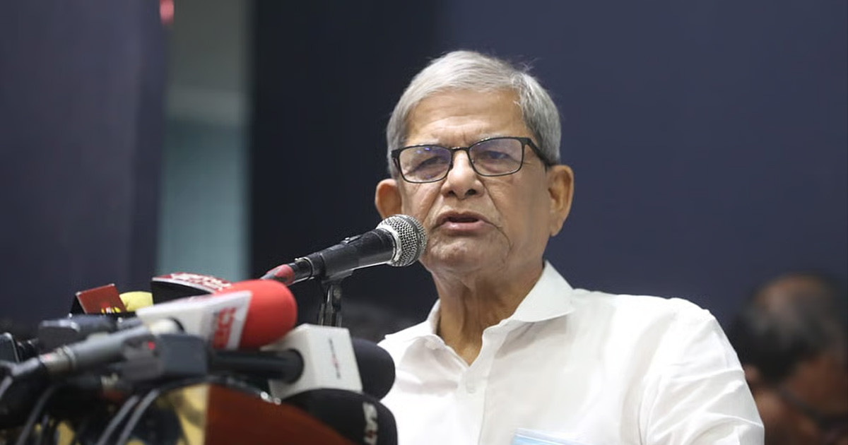 চাকরির একটি পদের জন্য পাঁচ-ছয় লাখ আবেদন আসছে: মির্জা ফখরুল