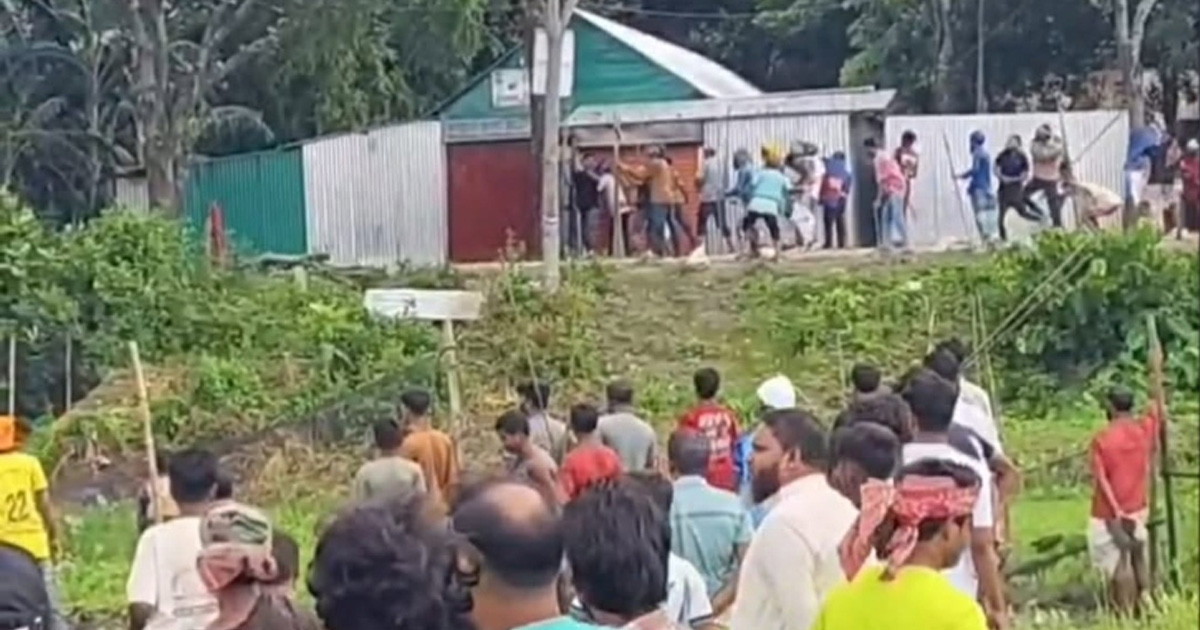 বাজারের নামকরণ নিয়ে দুই গ্রামবাসীর সংঘর্ষ: নিহত ১, আহত ১৫