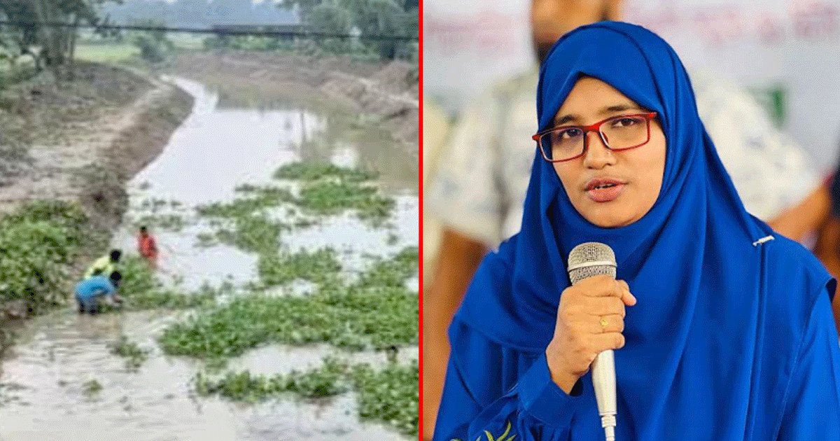 খাল পুনঃখনন শেষে সরকারি কোষাগারে ১ কোটি ৬৭ লাখ টাকা ফেরত দিলেন ইউএনও