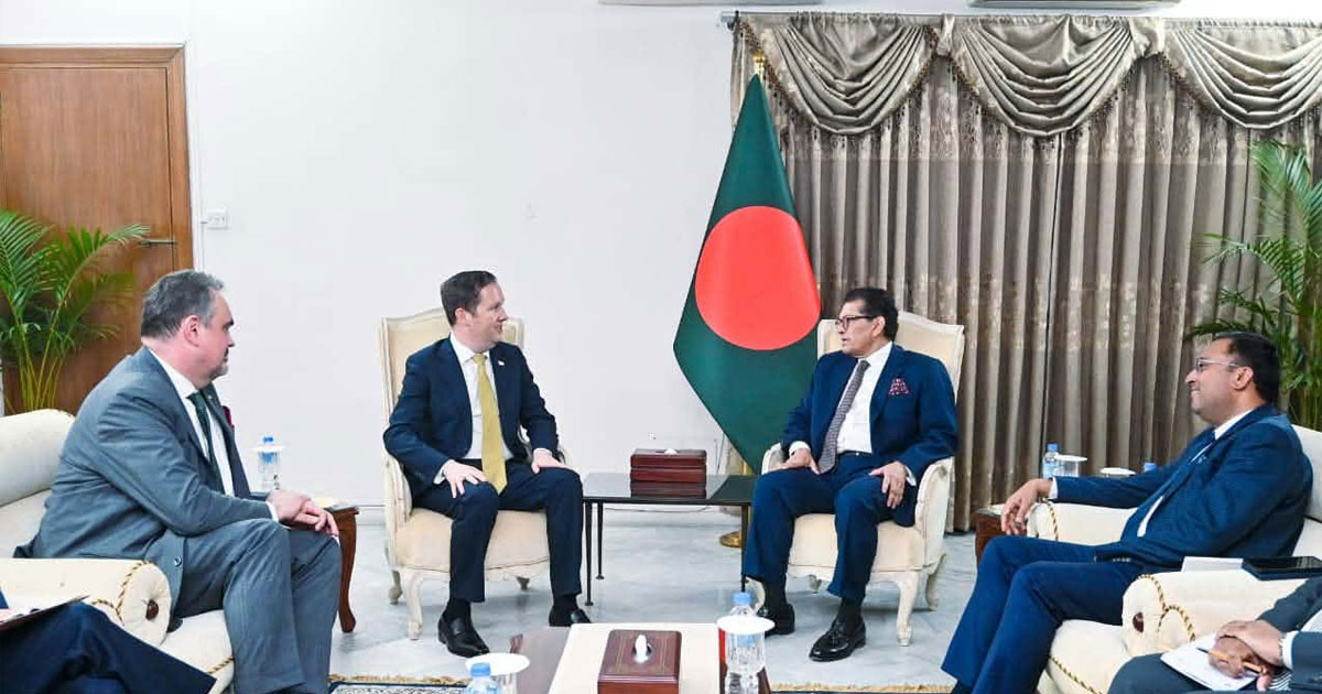 পররাষ্ট্রমন্ত্রীর সাথে মার্কিন বিশেষ দূত সার্জিও গোর বৈঠক