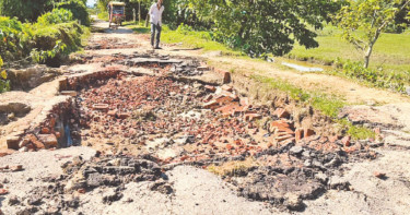 বন্যা-বর্ষণে ক্ষতিগ্রস্ত সাড়ে ৬ হাজার কিমি সড়ক-মহাসড়ক, জরুরি মেরামতে সরকার