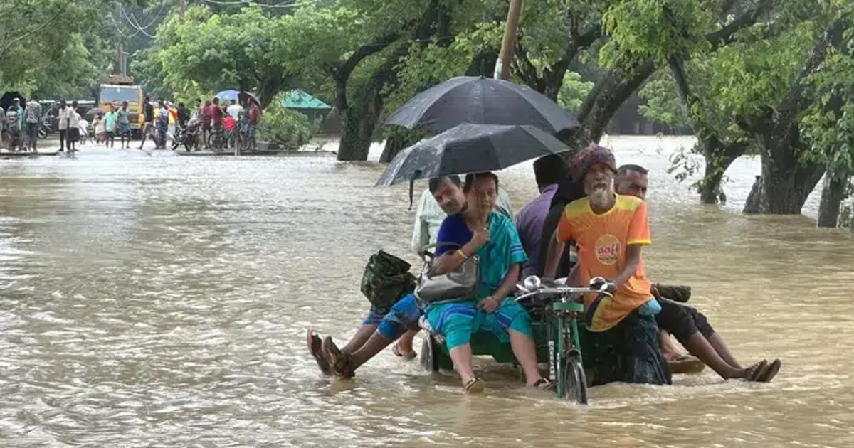 নতুন করে বন্যার ঝুঁকিতে ৫ জেলা