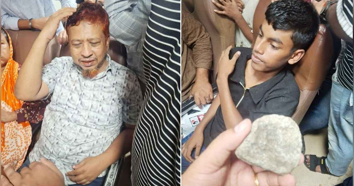 চলন্ত ট্রেনে ফের পাথর নিক্ষেপ