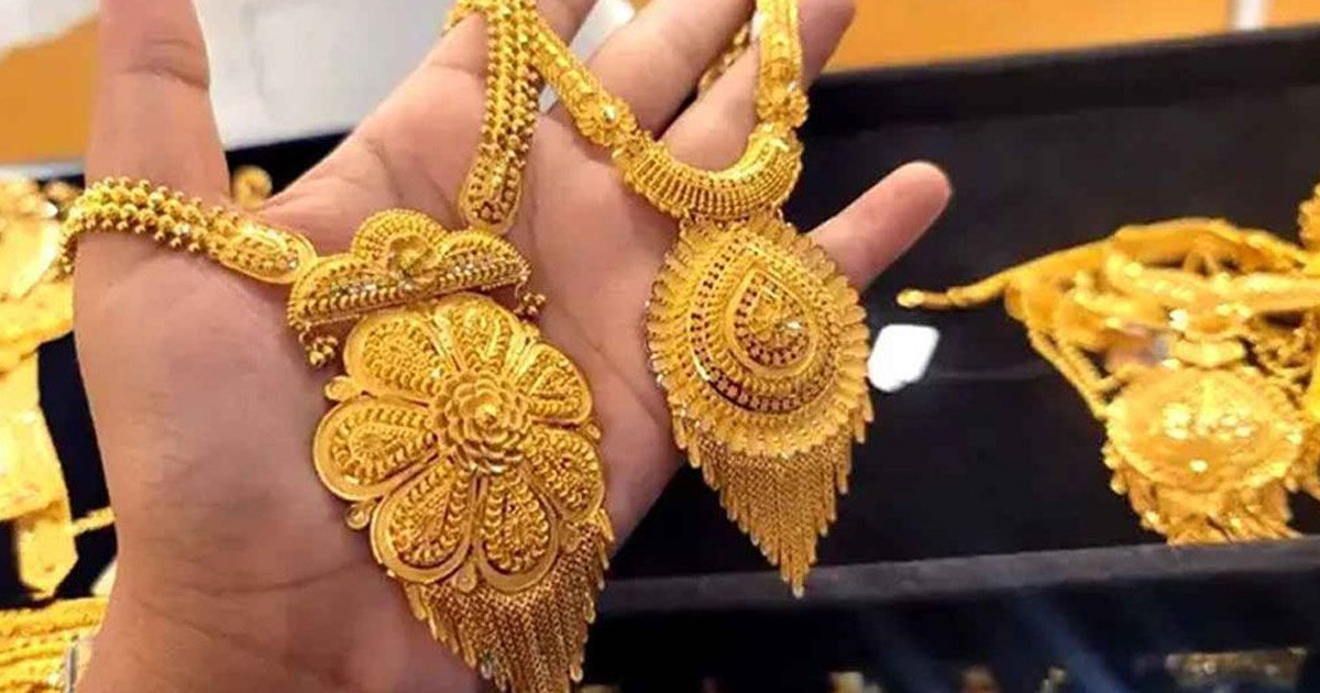 এক লাগে স্বর্ণের দাম বাড়ল ৯,৮৫৬ টাকা