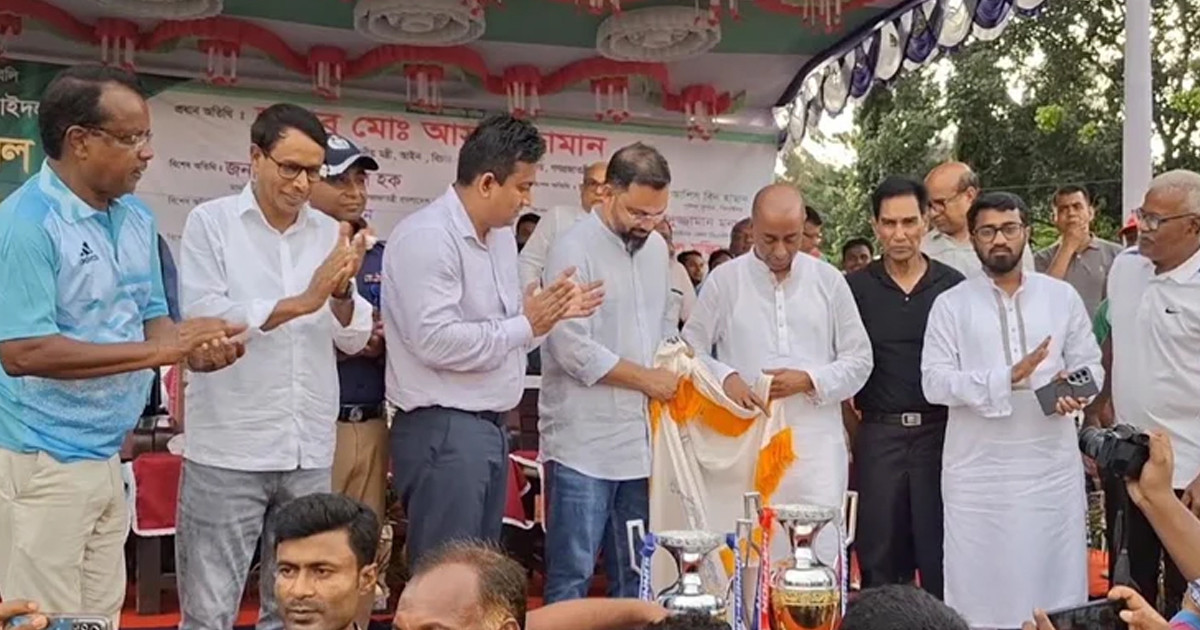 খেলাধুলার মাধ্যমে মাদকমুক্ত সমাজ গড়তে চাই: আমিনুল হক