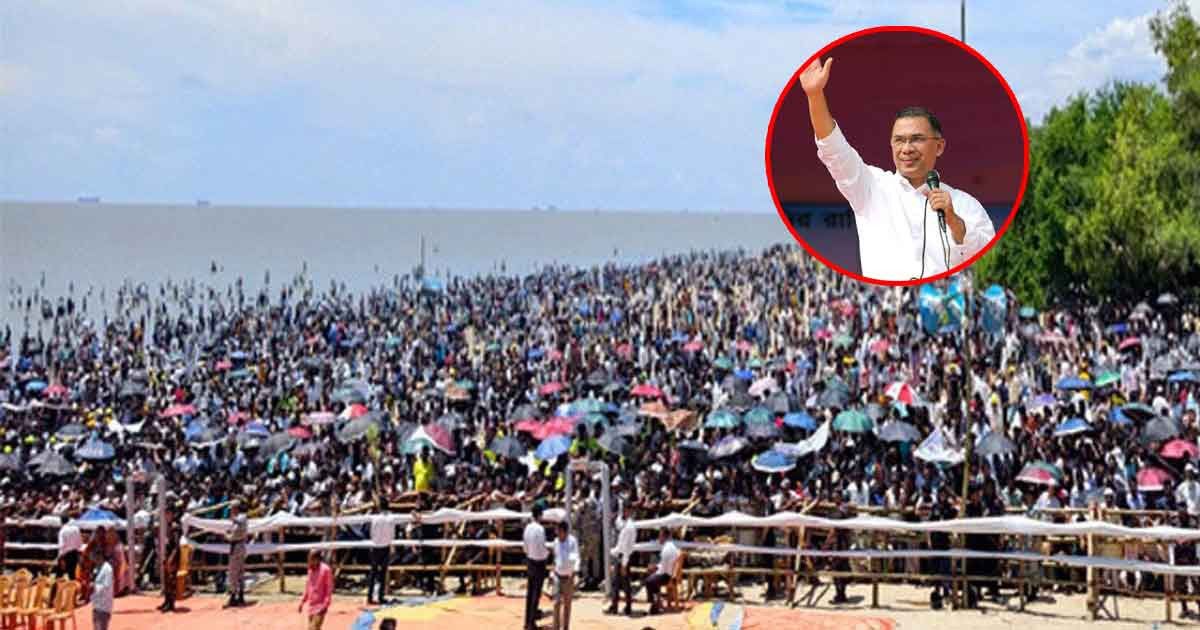 বাঁশখালীতে প্রধানমন্ত্রী, সমুদ্রপাড়ে জনসমুদ্র