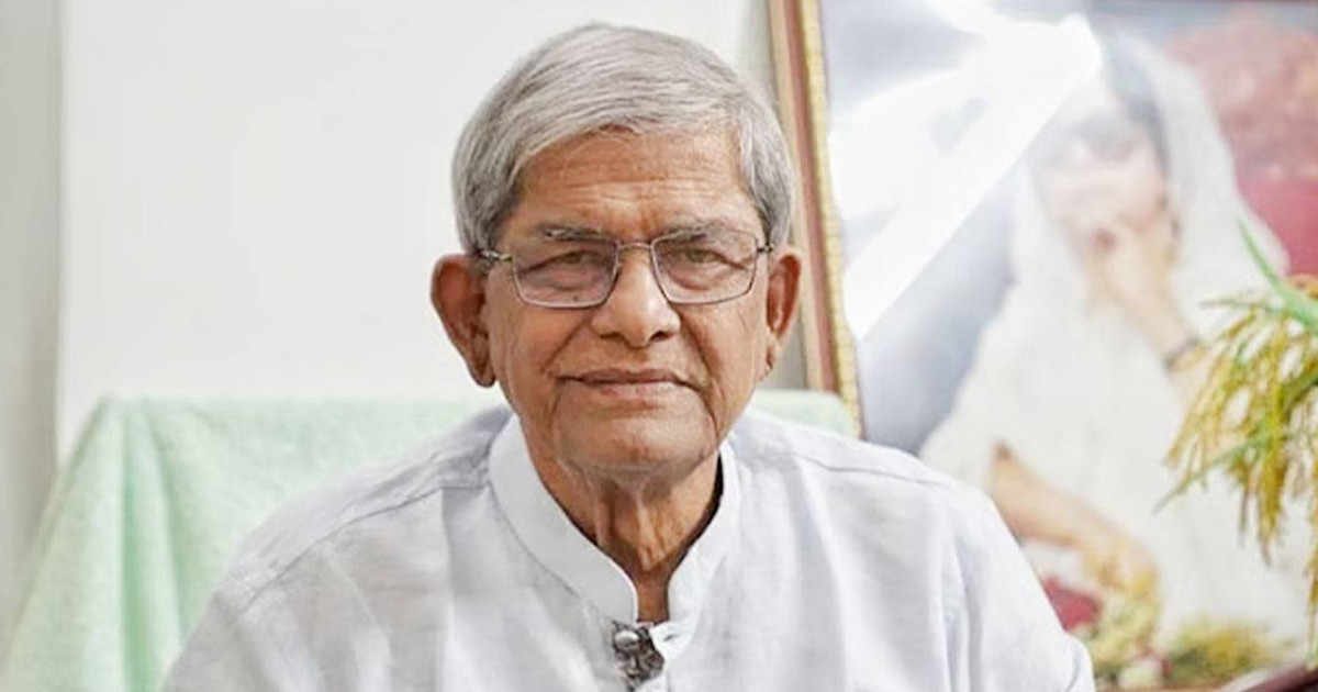 রাষ্ট্রপতি পদে বিএনপির প্রার্থী মির্জা ফখরুল