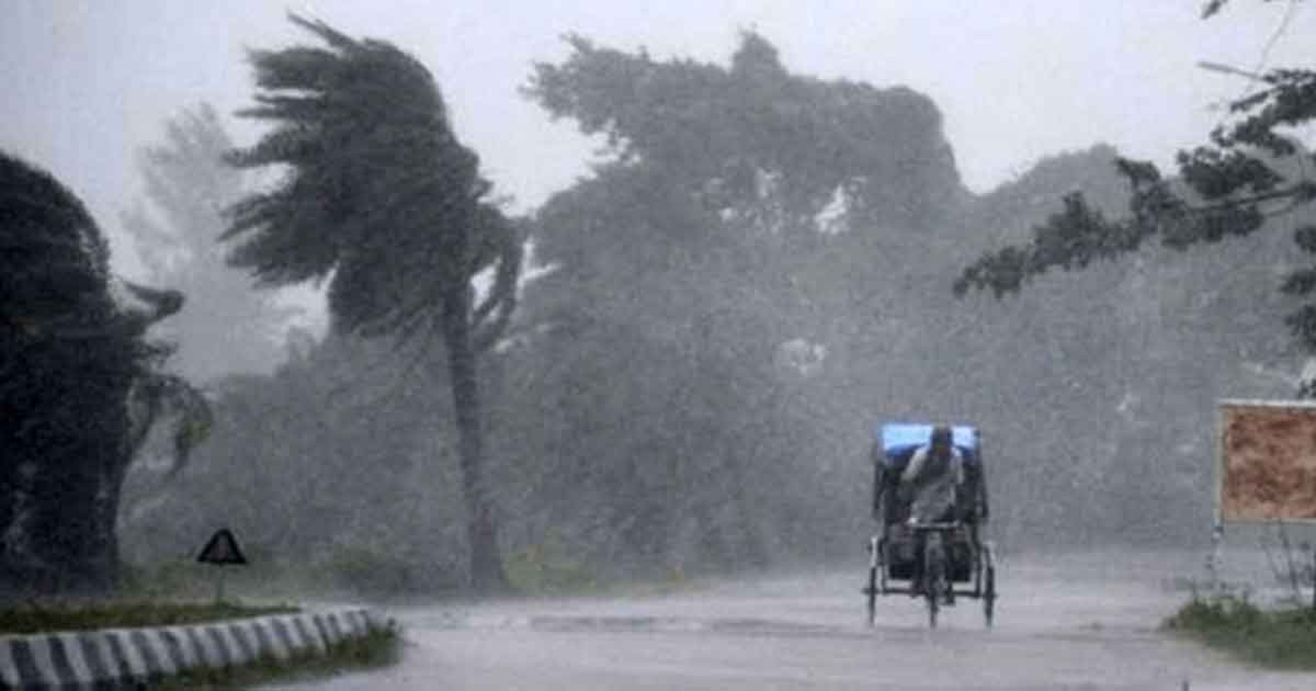 সকাল ৯টার মধ্যে ৭ জেলায় ৬০ কিমি বেগে ঝড়ের আভাস