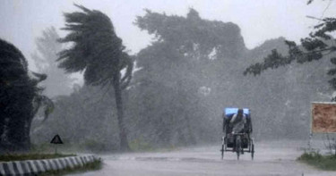 সকাল ৯টার মধ্যে ৭ জেলায় ৬০ কিমি বেগে ঝড়ের আভাস
