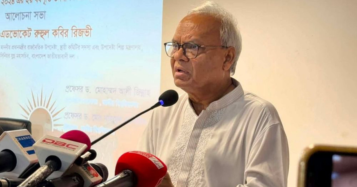 হাসিনার সঙ্গে পৃথিবীর কোনো ফ্যাসিস্টের মিল নেই: রিজভী